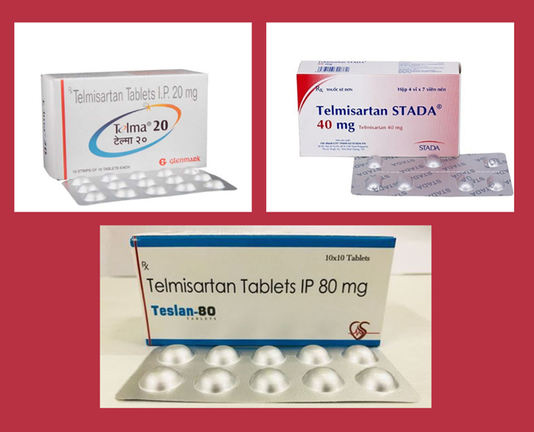 Giá thuốc Telmisartan khác nhau tùy vào hàm lượng và quy cách đóng gói